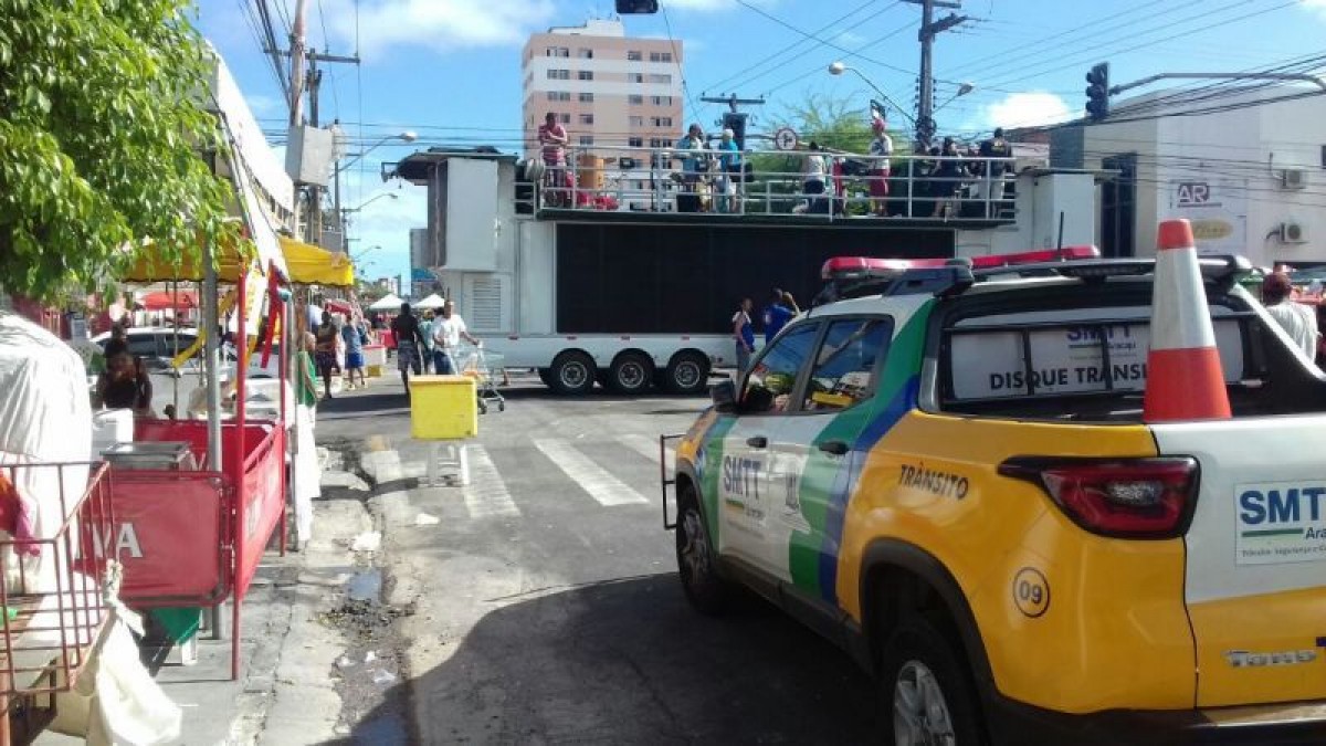 Fechamento e liberação de vias durante Rasgadinho 2019 ocorrerão de forma dinâmica - SMTT Aracaju